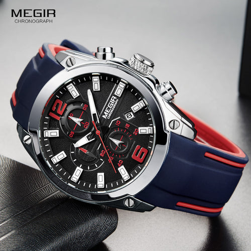Megir Men's Chronograph Analog Quartz Watch